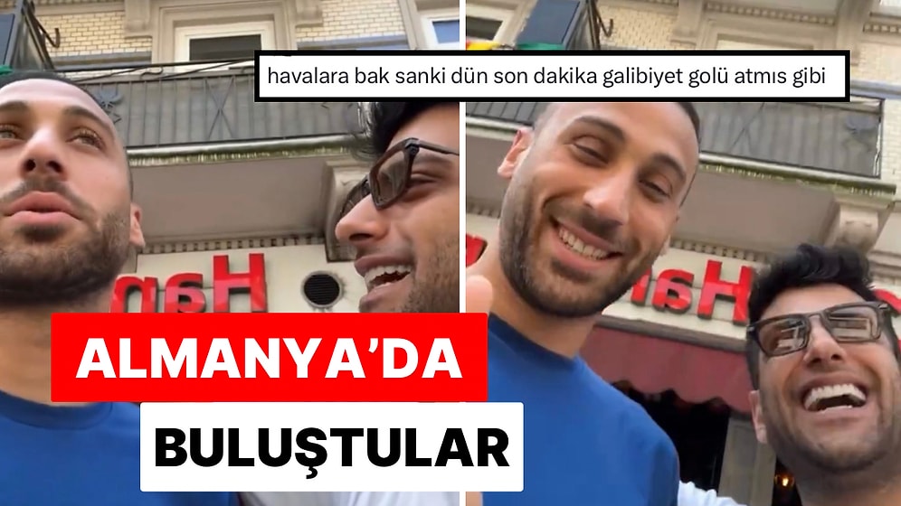 Türkiye-Çekya Maçının Ardından Golüyle Konuşulan Cenk Tosun Almanya’da Reynmen ile Buluştu