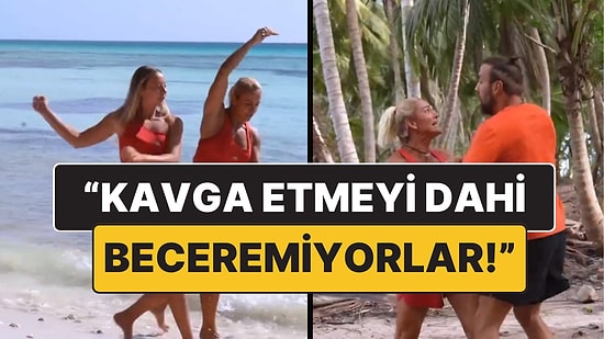 Survivor'da Kazandığı İletişim Ödülünü Paylaşan Nagihan'ın Sercan'ı Fırlattığı Anlar Gözlerden Kaçmadı!