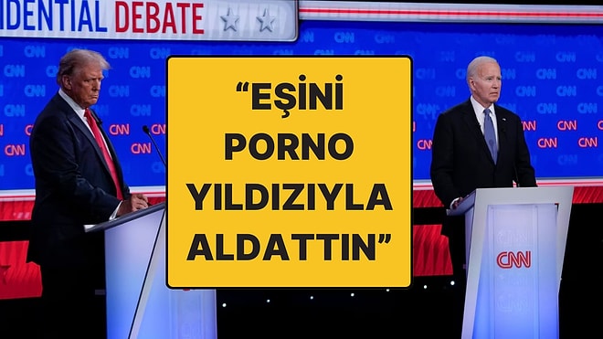 ABD Başkan Adayları Karşı Karşıya: Biden'dan Trump'a "Eşini Aldattın" Suçlaması