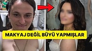 Manisalı Gelinin Düğünden Önceki ve Sonraki Makyajlı Halini Görenler Değişime İnanamadı