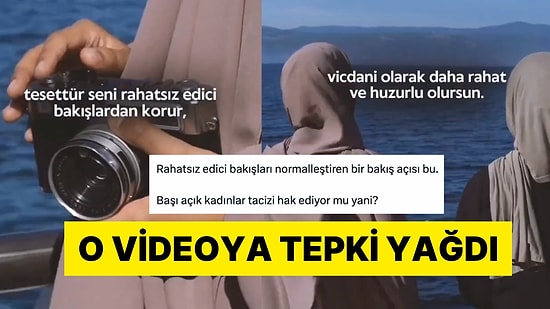 Sosyal Medyada Yayılan Tesettür Videosunda Verilen Mesajlara Tepki Yağdı