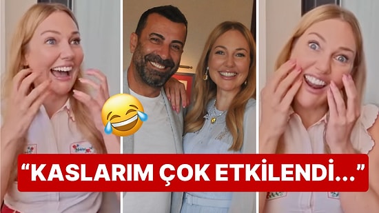 Emre Karayel'den En Çok Etkilenen Yerinin Kasları Olduğunu Söyleyen Meryem Uzerli'nin Komik Mimikleri Güldürdü