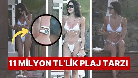Cep Yakan Plaj Stili! Nesrin Cavadzade'nin Bikinisiyle Kombinlediği 11 Milyon TL'lik Saati Dudak Uçuklattı