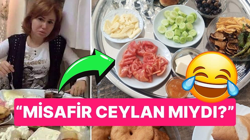 Misafir Geliyor Diye Annesinin Hazırladığı Kahvaltıyı Türkücü Ceylan'ın Dillere Destan Sofrasına Benzettiler