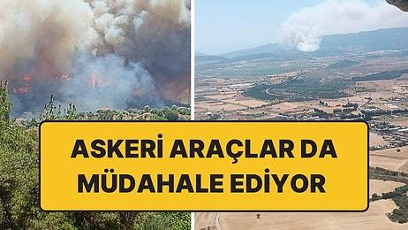 İzmir’de Orman Yangını Büyüyor: MSB Helikopterleri de Müdahale Ediyor