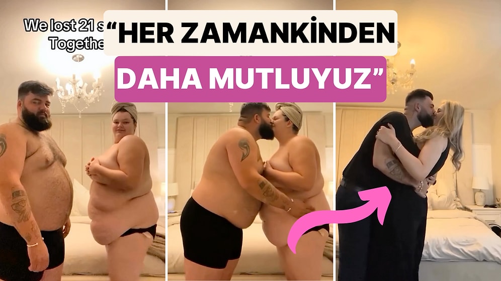 Gerçek Bir Yolculuk: Birlikte Yaklaşık 130 Kilo Veren Çift Yaşadıkları Muazzam Değişimi Paylaştı