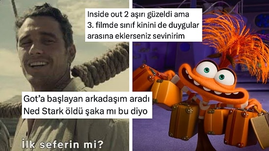 Inside Out'tan Game of Thrones'a Haftanın Birbirinden Komik Dizi ve Film Tweetleri