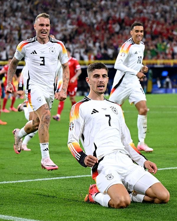 Almanya, çeyrek finalde İspanya-Gürcistan maçının galibiyle karşılaşacak.