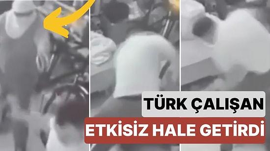 Almanya'daki Hırsıza Türk Engeli! Bir Kuyumcuya Giren Silahlı Hırsızı Türk Çalışan Etkisiz Hale Getirildi