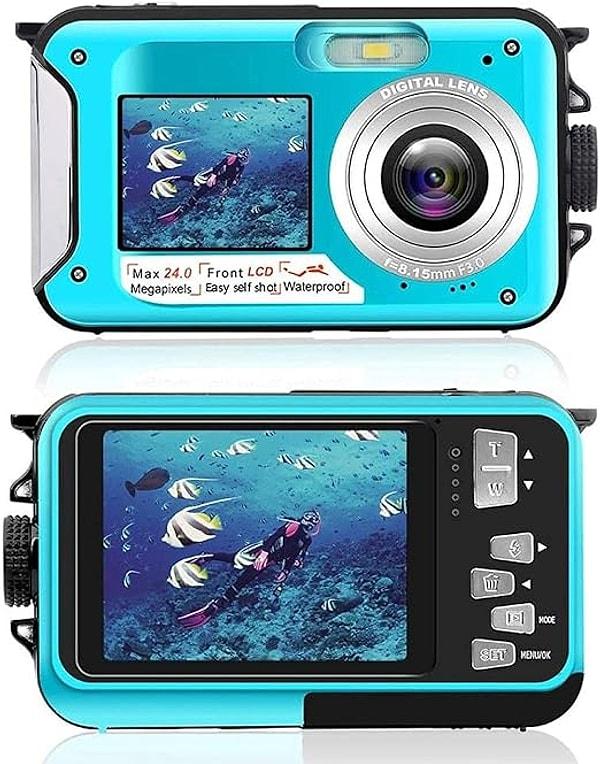 8. Su altındaki güzellikleri ölümsüzleştirmek isteyenlerin tercihi Huihuige su altı kamerası.
