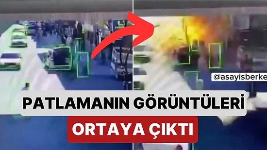 İzmir'de 5 Kişinin Hayatını Kaybettiği Çok Sayıda Kişinin Yaralandığı Patlamaya Ait Görüntüler Ortaya Çıktı