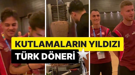 İsviçre Milli Takım Oyuncuları Çeyrek Final Sevincini Türk Döneriyle Kutladı!