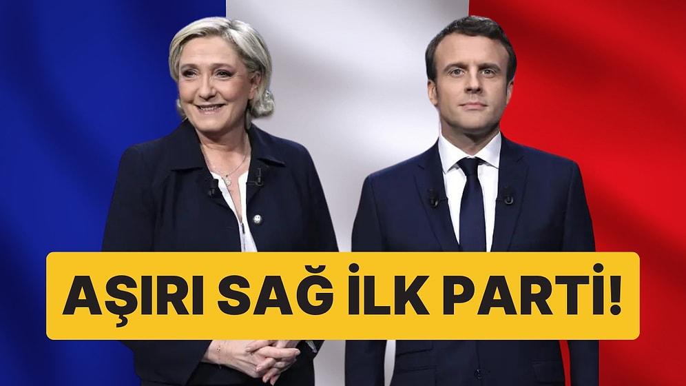 Fransa'da Erken Genel Seçimin İlk Turu: Le Pen'in Aşırı Sağ Partisi Önde, Macron Hezimetle Burun Buruna
