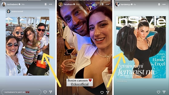 Hande Erçel Ortalığı İnletti, Nazlı Sabancı "İyiyiz" Dedi: 30 Haziran'da Ünlülerin Instagram Paylaşımları