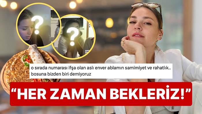 Aslı Enver'in Kendisini İşleten Gençlerin Lahmacun Siparişi Karşısında Verdiği Tepki İçinizi Eritecek!