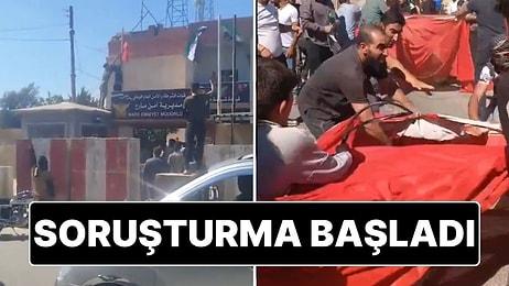 Türk Bayrağına Saldırı Görüntüleriyle İlgili Soruşturma Başlatıldı