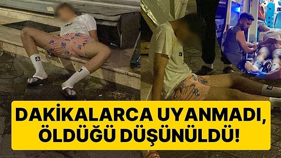 Dakikalarca Uyanmadı, Vatandaşlar Öldü Sandı! Gerçek Ambulansın Gelmesiyle Ortaya Çıktı