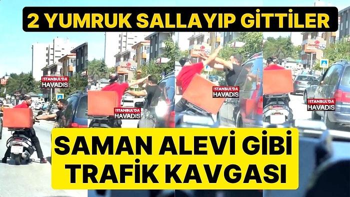 Ankara'da Saman Alevi Gibi Trafik Kavgası: Arabanın Penceresinden Dövüşüp Yola Devam Etti