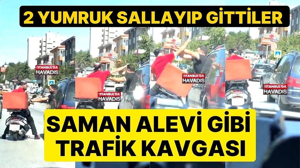 Ankara'da Saman Alevi Gibi Trafik Kavgası: Arabanın Penceresinden Dövüşüp Yola Devam Etti