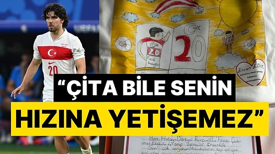 Depremzede Öğrencilerden EURO 2024'te Mücadele Eden Milli Futbolculara Destek Mektubu