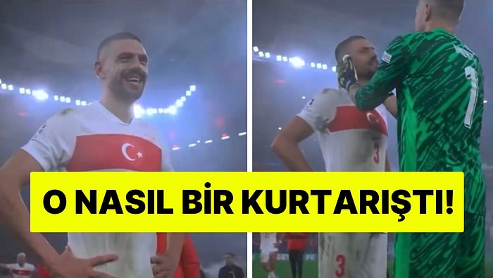 Maçın Enleri Galibiyetin Ardından Bir Araya Gelince Merih Demiral’dan Mert Günok’a: “Nasıl Çıkardın Lan?"