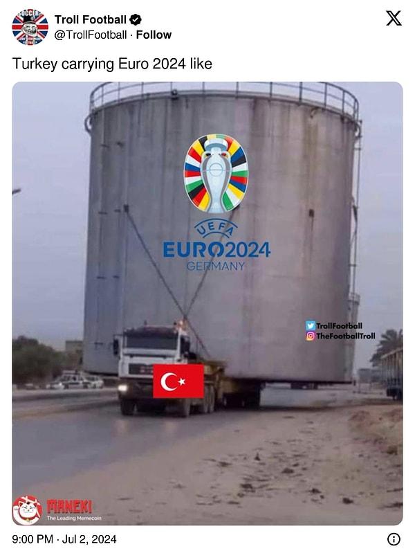 "Türkiye, Euro 2024'ü işte böyle taşıyor."