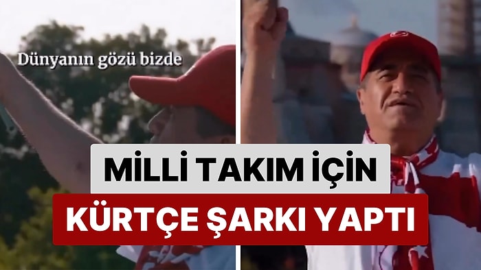 Hakkarili Sanatçı Aydın Aydın, A Milli Futbol Takımı İçin Kürtçe Şarkı Yaptı