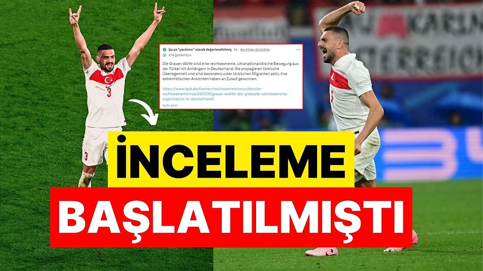 Twitter Merih Demiral'ın Bozkurtlu Paylaşımına Not Düştü: "Türk Üstünlüğü Propagandası"