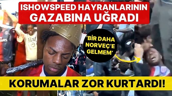 Ayak Bileği Kırılan IShowSpeed, Norveç'te Hayran Topluluğunun Gazabına Uğradı!