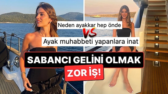 Teknede Poz Verip Ayakları Yüzünden Topa Tutulan Nazlı Sabancı'nın Benzer Kareleri Ortalığı Karıştırdı!