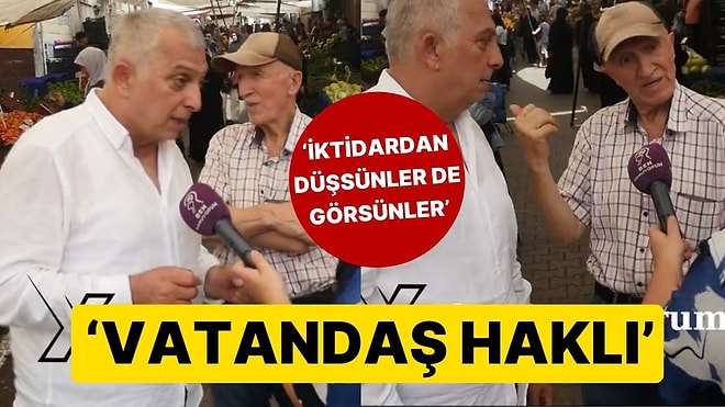 Vatandaş İktidara Sitem Etti, AK Partili Metin Külünk Destek Verdi: 'İktidardan Düşsün Bir Görsünler'