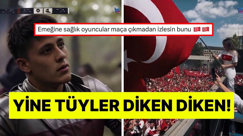 Türkiye-Avusturya Maç Günü İçin Hazırlanan Yapay Zeka Destekli Edit Gönülleri Fethetti