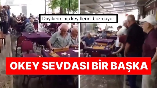 Kahveyi Sel Basmasına Rağmen Okey Oynamaktan Vazgeçmeyen Dayıların Hayatı Umursama Seviyesi