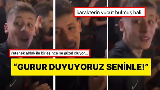 Kendisine Yapılan Tezahüratları “Yapma Diğer Arkadaşlara Ayıp Olur” Diyerek Durduran Güler Alkışları Topladı