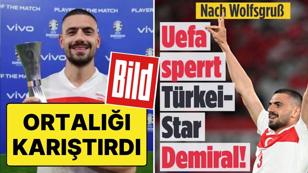 Alman Bild Gazetesinden UEFA Merih Demiral a 2 Maç Ceza Verdi İddiası TFF den Açıklama Geldi