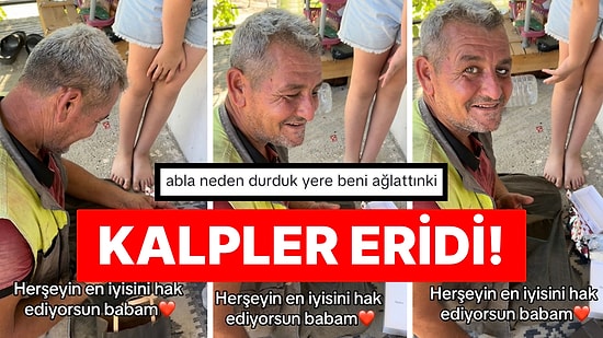 Kızlarının Aldığı Hediye Telefonu Gören Babanın Yaşadığı Mutluluğa Hepimiz Ortak Olduk