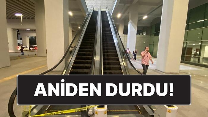 Diyarbakır Havalimanı’nda Yürüyen Merdiven Kazası: 4 Kişi Yaralandı