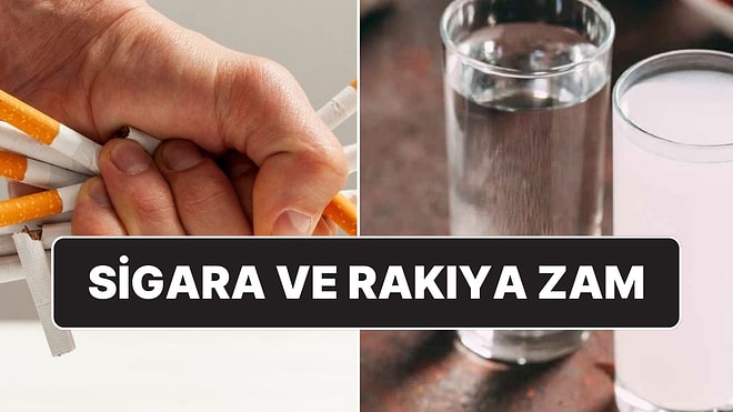 Sigara ve Rakıya Bir Zam Daha Geldi: ÖTV Zamları Uygulanmaya Başlandı