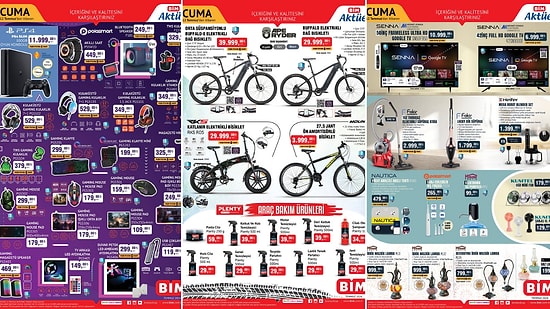 BİM'e Elektrikli Dağ Bisikleti Geliyor! 12 Temmuz 2024 BİM Aktüel Ürünler İndirim Kataloğu