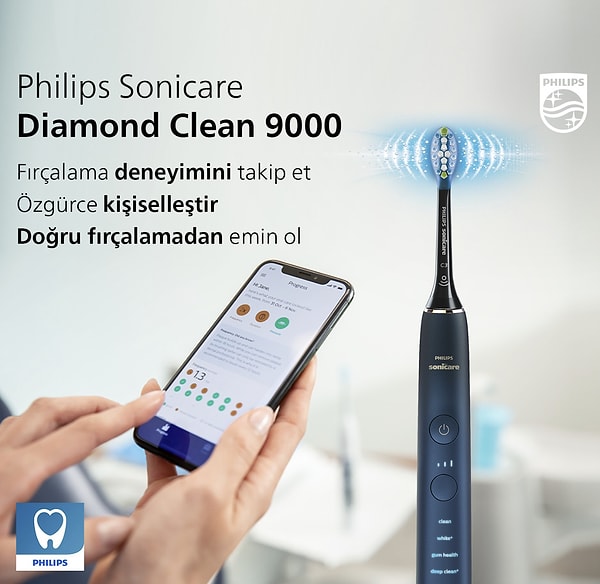 Philips Sonicare Diamond Clean 9000 Şarjlı Diş Fırçasını detaylı bir şekilde inceledik.  Almak isterseniz linkleri burada👇