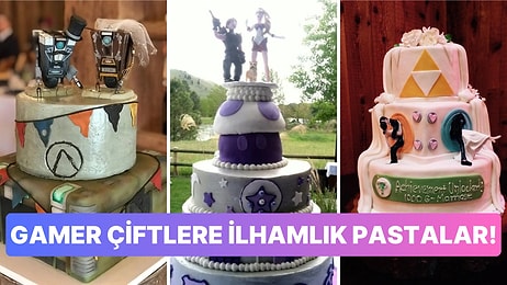 Oyun Tutkusunu Birlikte Yaşayan Çiftlerin Gözlerinizden Kalpler Fışkırtacak Düğün Pastaları