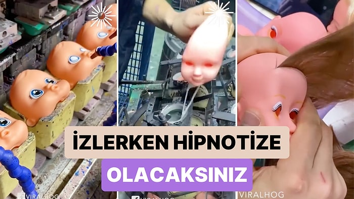 Çocukların Ellerinden Düşmeyen Oyuncak Bebeklerin Üretim Sürecini İzlerken Hipnotize Olacaksınız