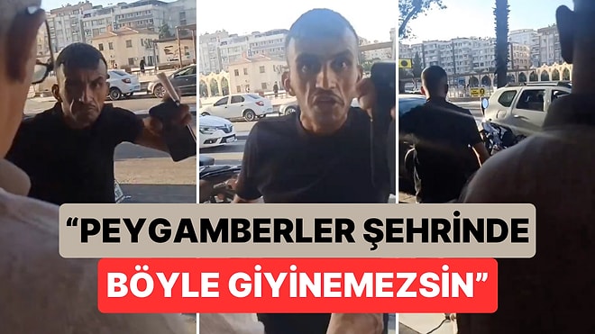 Şanlıurfa'da Bir Şahıs "Peygamberler Şehrinde Böyle Giyinemezsin" Diyerek Bir Kadına Saldırdı