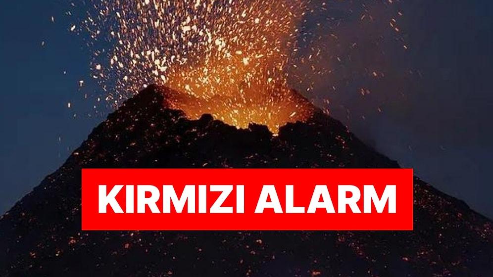 İtalya'ya Gideceklere Kötü Haber! Kırmızı Alarm: Etna'dan Sonra Stromboli Yanardağı da Faaliyete Geçti