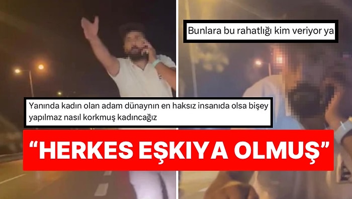 TEM Otoyolunda Korku Dolu Anlar: Minibüs Şoförü Tartıştığı Otomobilin Kaputuna Çıkarak Durdurmaya Çalıştı