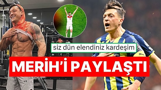 A Milli Takım'a Hollanda Karşısında Başarılar Dileyen Mesut Özil Tepki Topladı!