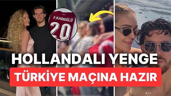 Ferdi Kadıoğlu'nun Hollandalı Sevgilisi Sera Vrij, Maç Öncesi Türk Taraftarlarla Buluştu