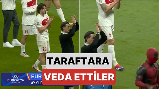 Taraftara Veda Ettiler: Maçın Ardından Montella ve A Milli Futbol Takımımızın Oyuncuları Tribünleri Dolaştı