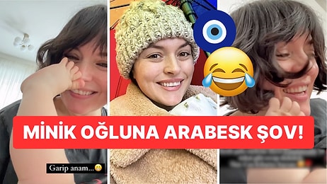 Taze Anne Ezgi Mola, Biricik Oğlu Can'a Kibariye'nin Şarkısını Söylerken Yine Doğallıyla Kırdı Geçirdi!