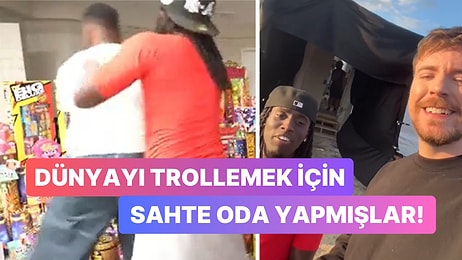 Hepimizi Kandırmışlar: Mr. Beast Kai Cenat'ın Odasını Havaya Uçurduğu Videonun Arka Planını Paylaştı